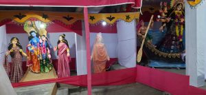 বাগেরহাটের বনিকপাড়ায় ১৫১ প্রতিমা নিয়ে জেলার বড় আয়োজন