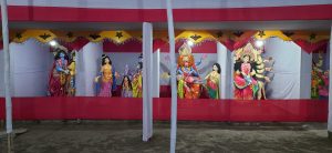 বাগেরহাটের বনিকপাড়ায় ১৫১ প্রতিমা নিয়ে জেলার বড় আয়োজন